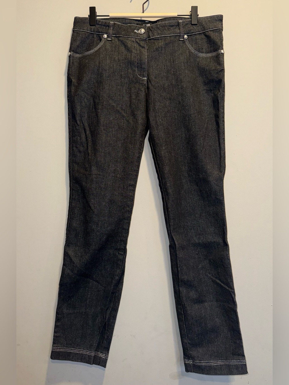 Versus Versace Dark Wash Straight Leg Denim Jeans - Size 33 (100% Authentic)